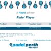 Voucher 1 Padel Perth Reabold - Shop