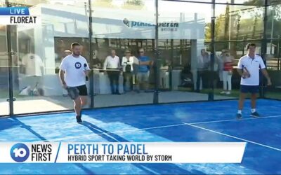 Padel Perth first TV appearance